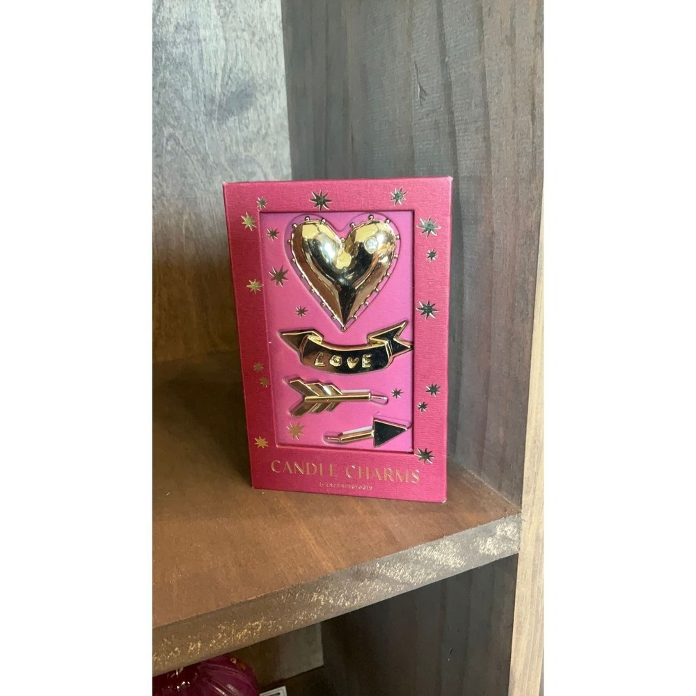 New Anthropologie candle charms - love